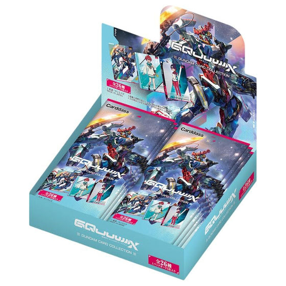 Carddass GUNDAM CARD COLLECTION Mobile Suit Gundam GQuuuuuuX (packed edition) BOX (Box of 20 packs) 機動戰士 高達