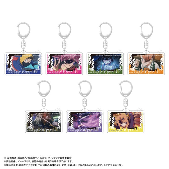 Vigilante My Hero Academia ILLEGALS Trading Acrylic Keychain (set of 7) 我的英雄學院