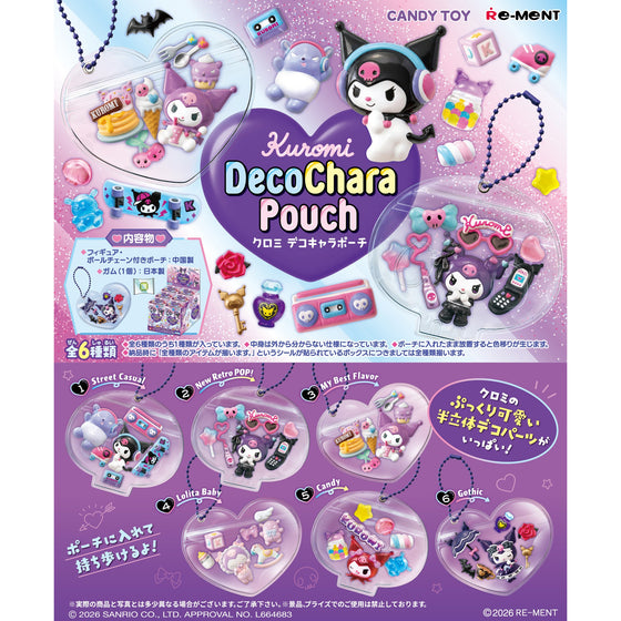 REMENT - KUROMI Deco Chara Pouch (set of 6) 三麗歐 可羅米 庫樂米