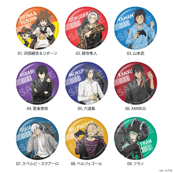 Katekyo Hitman Reborn! Game Streamer Style Ver. Badge 01 (set of 9) 家庭教師