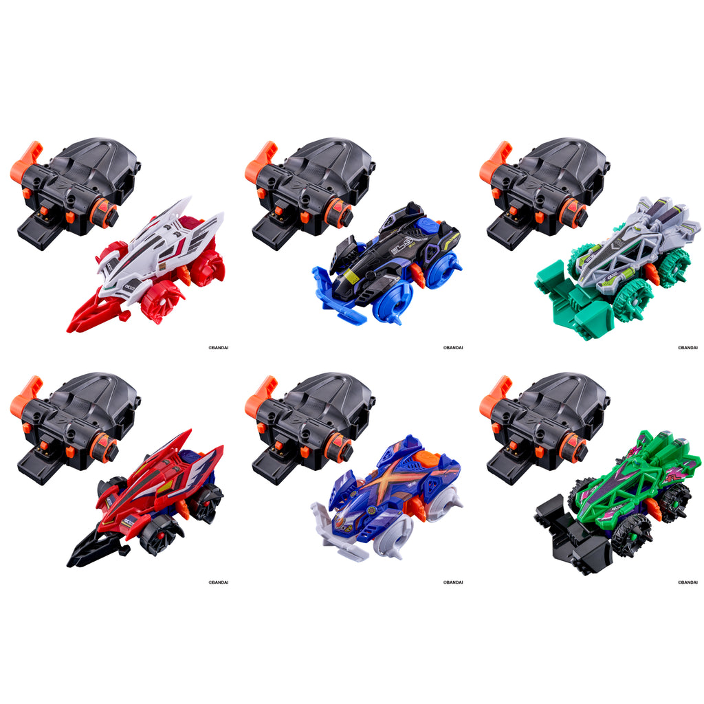 BARABARIDE STARTER SET (BR-01 STORM FALCON / BR-02 LASH STALLION / BR-03 FURY LIZARD / BR-04 STORM FALCON / BR-05 LASH STALLION / BR-06 FURY LIZARD) 爆裂戰車