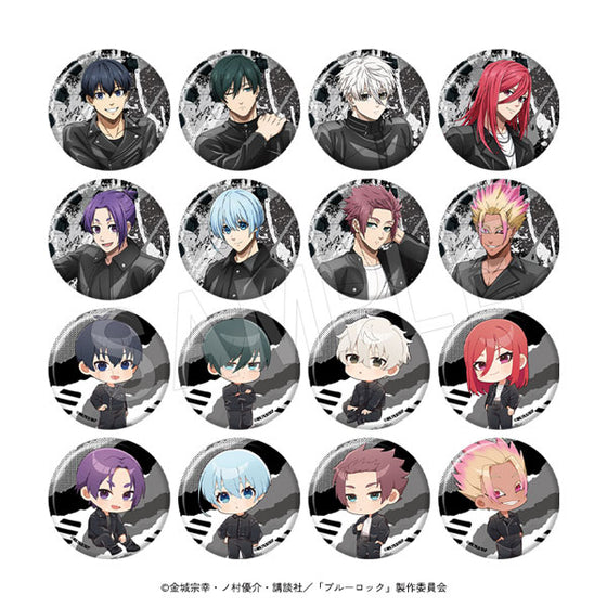 Blue Lock Trading Badges (Random Holo) Punk ver. (Box of 17) 藍色監獄 襟章