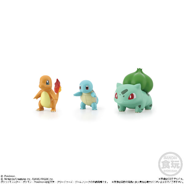 POKEMON SCALE WORLD KANTO REGION CHARMANDER & SQUIRTLE & BULBASAUR 寵物小精靈 寶可夢 小火龍 車厘龜 奇異種子