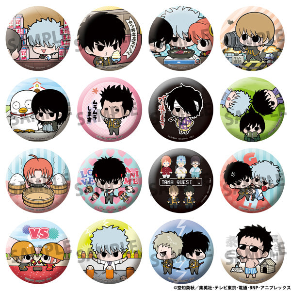 Metal Badge Collection Gintama Famous Scene Ver. (set of 16) 銀魂 襟章