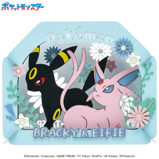 PT-365 PAPER THEATER Pokemon - Umbreon & Espeon 寵物小精靈 寶可夢 紙劇場 月亮 太陽 伊貝