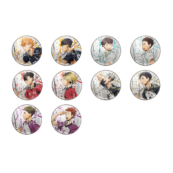 Haikyu!! Dash Shine Trading Badge (set of 10) 排球少年 襟章 徽章