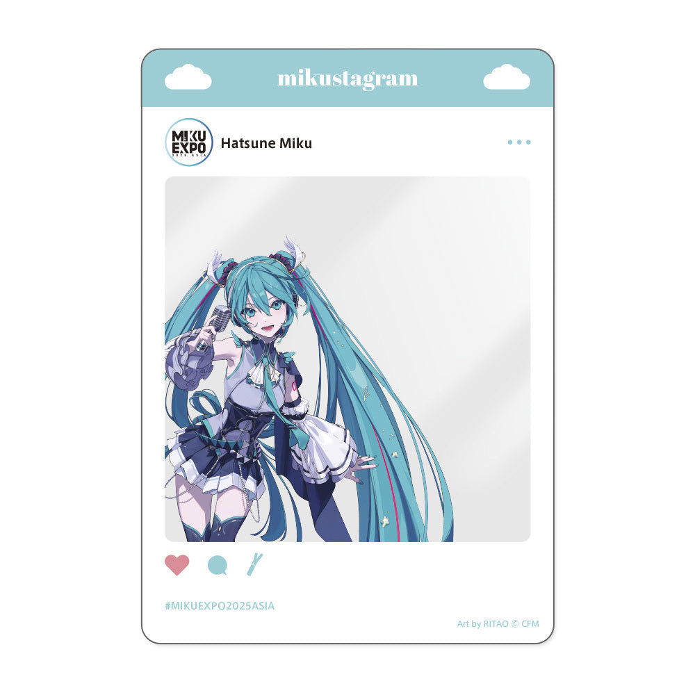 《MIKU EXPO 2025》ASIA POP UP SHOP GOODS - Horizon Social Media Style Acrylic Card 初音 未來