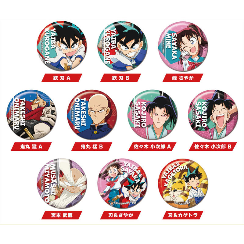 Shin-Samurai-Den YAIBA CAN Badge (set of 10) 反斗劍神 劍神傳說 襟章 徽章