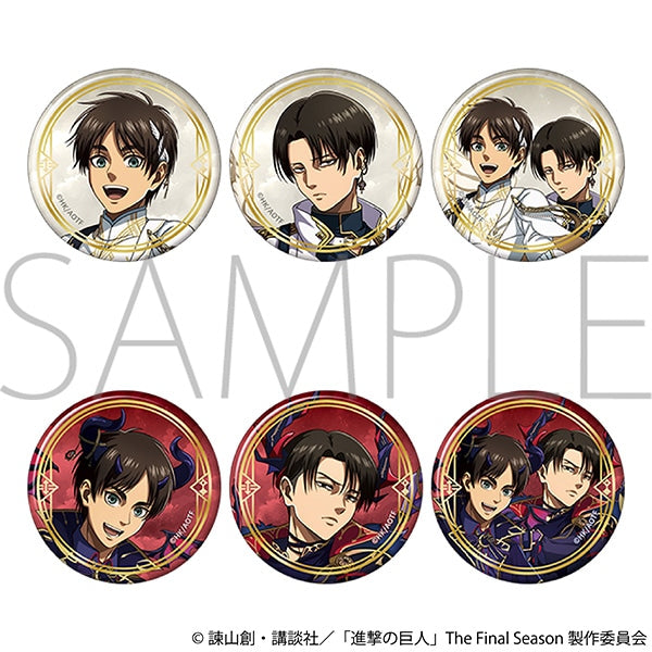 Attack on Titan Foil Stamped Badge - Angels and Demons (pack of 6) 進擊的巨人