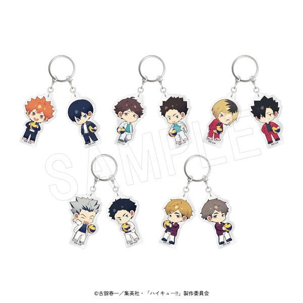 Haikyu!! Trading Acrylic Key Ring Set JF2025ver. (Set of 5) 排球少年 鎖匙扣 吊飾 掛飾