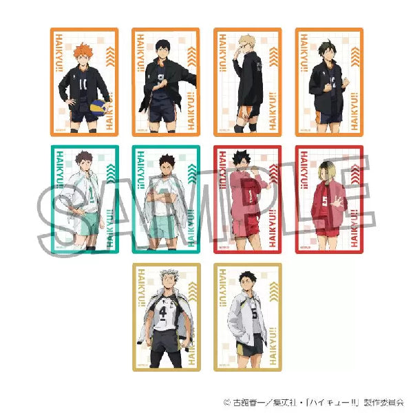 Haikyu!! Trading Acrylic Plates Uniforms (set of 10) 排球少年