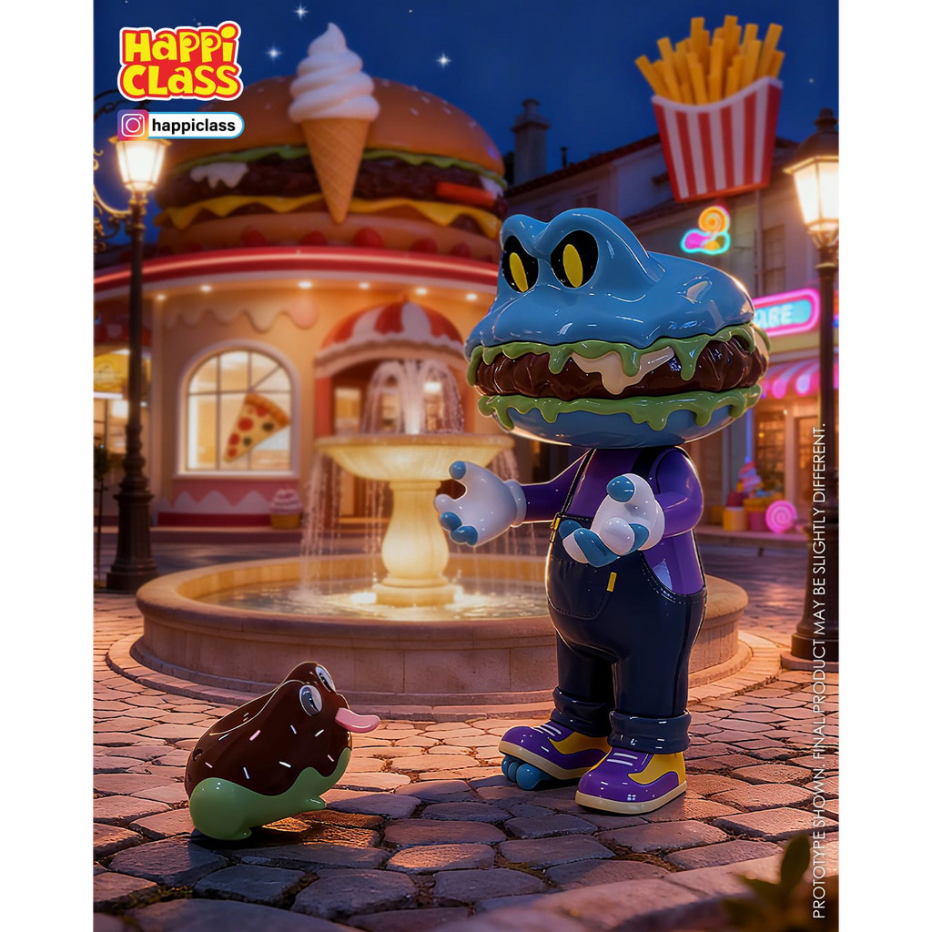 Happi Class - HC#038 Zombie Burger and Matcha Froggy 漢堡 君 喪屍