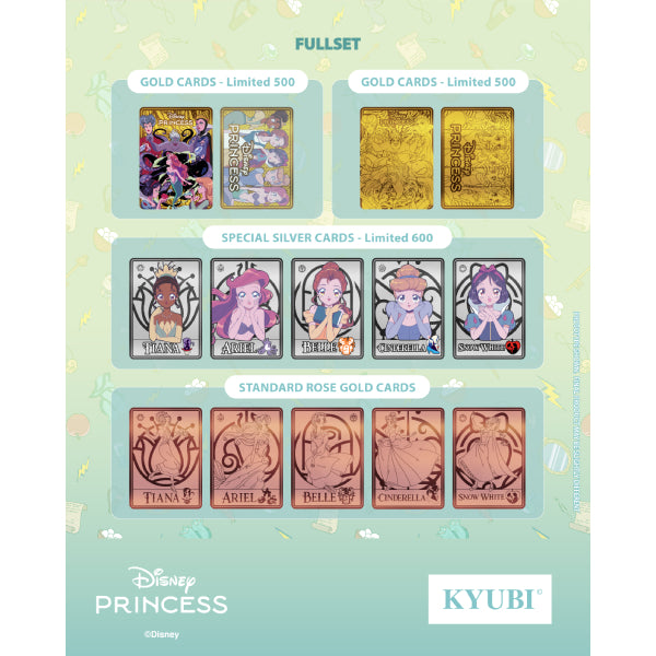 KYUBI Card Charm Collection series 2 - Disney Princess 迪士尼公主 收藏卡 掛飾