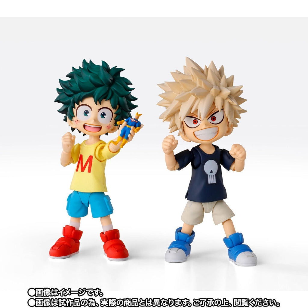 S.H.Figuarts IZUKU MIDORIYA & KATSUKI BAKUGO-Childhood set-