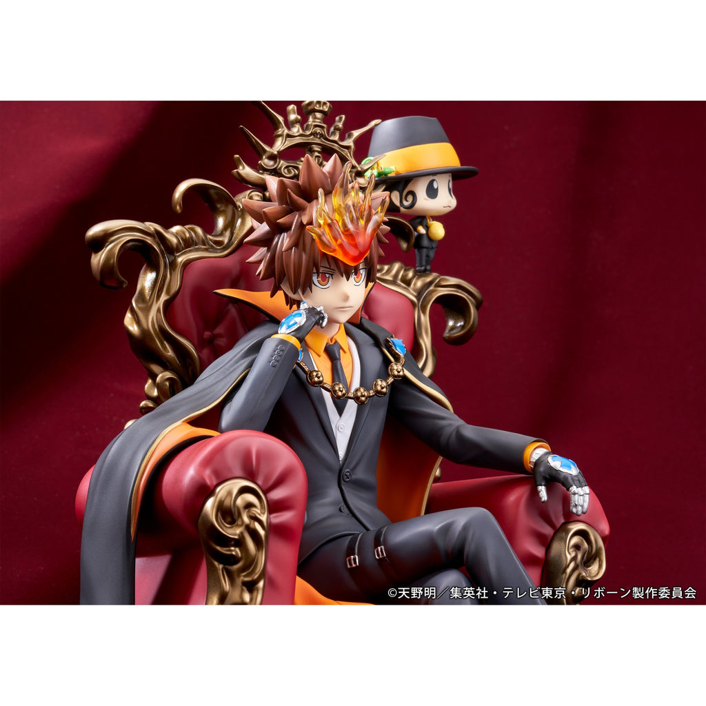 Katekyo Hitman REBORN! Sawada Tsunayoshi & Reborn Complete Figure