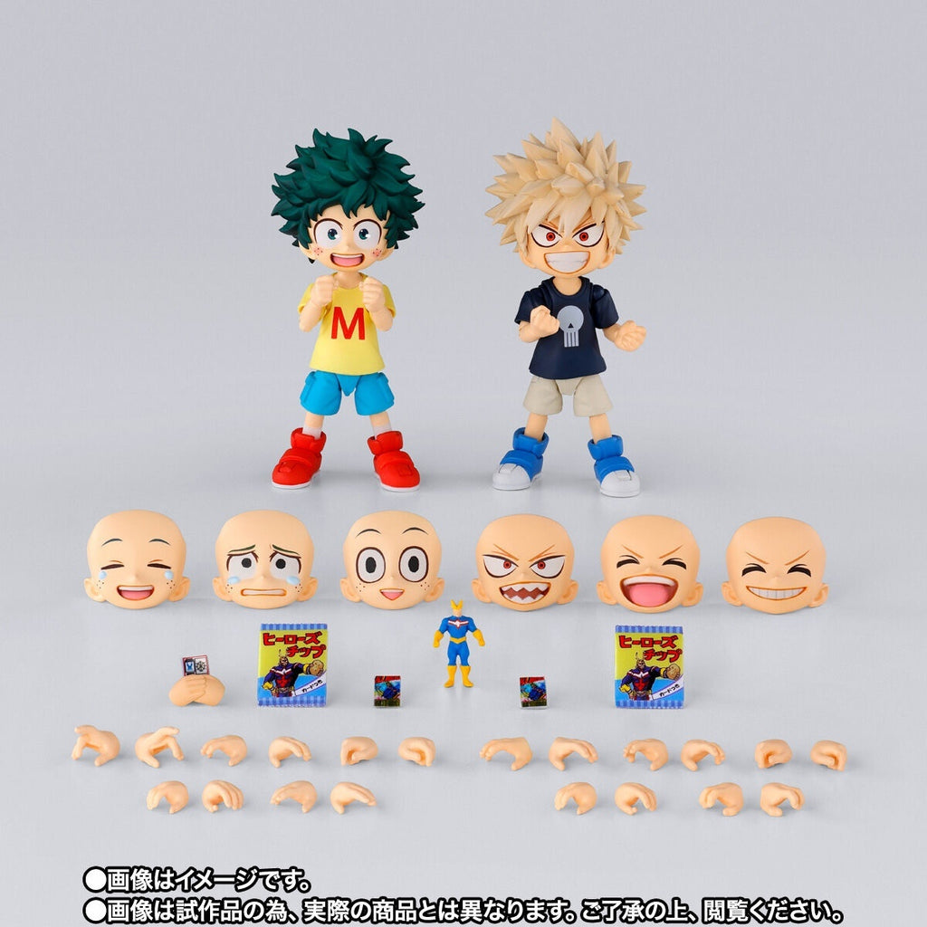 S.H.Figuarts IZUKU MIDORIYA & KATSUKI BAKUGO-Childhood set-