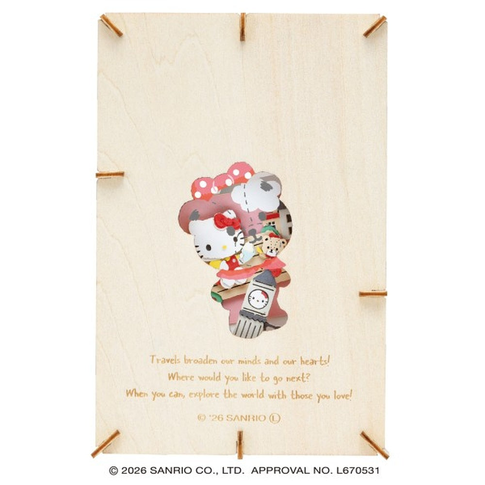 PT-WL38 Sanrio Characters PAPER THEATER -Wood Style- Hello Kitty