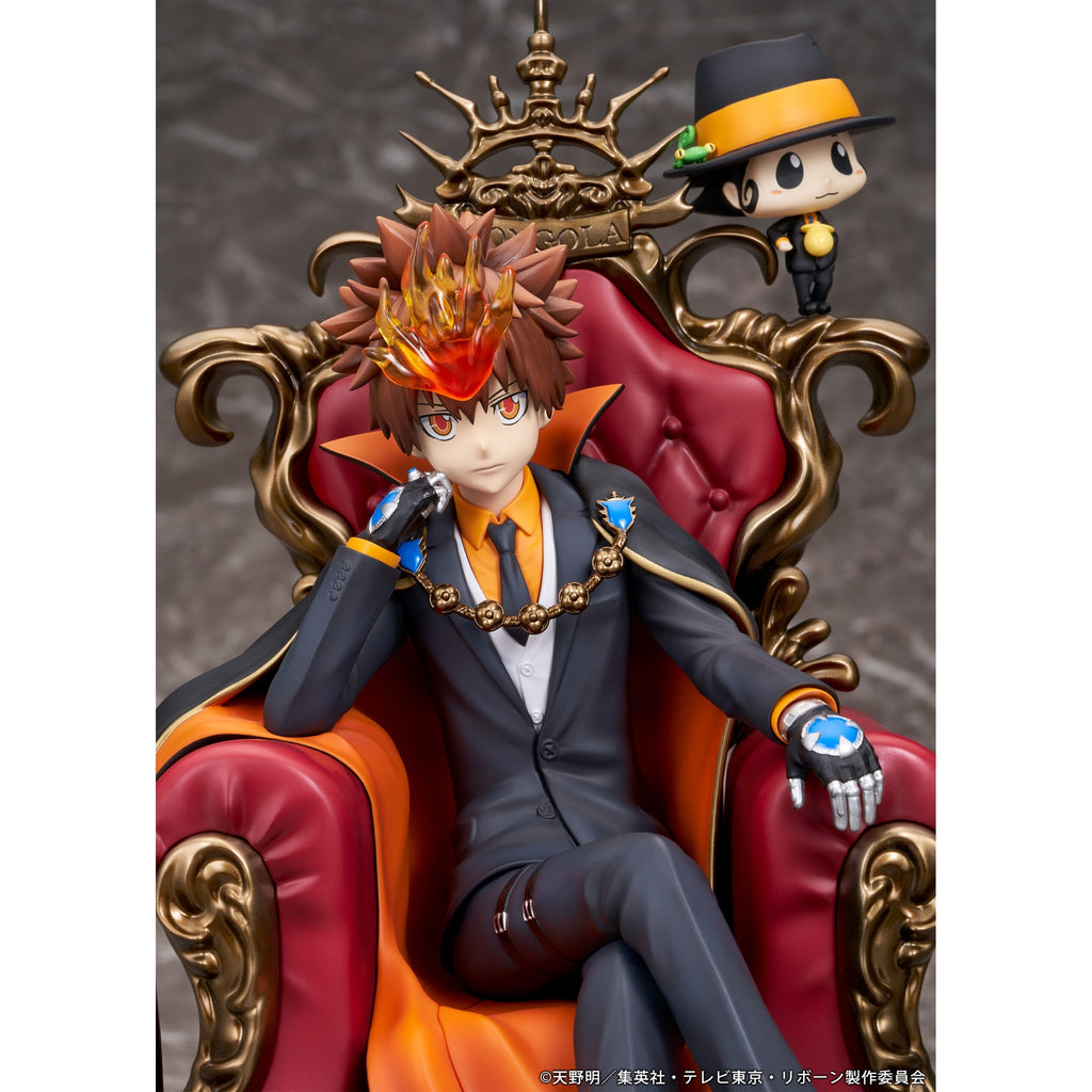 Katekyo Hitman REBORN! Sawada Tsunayoshi & Reborn Complete Figure
