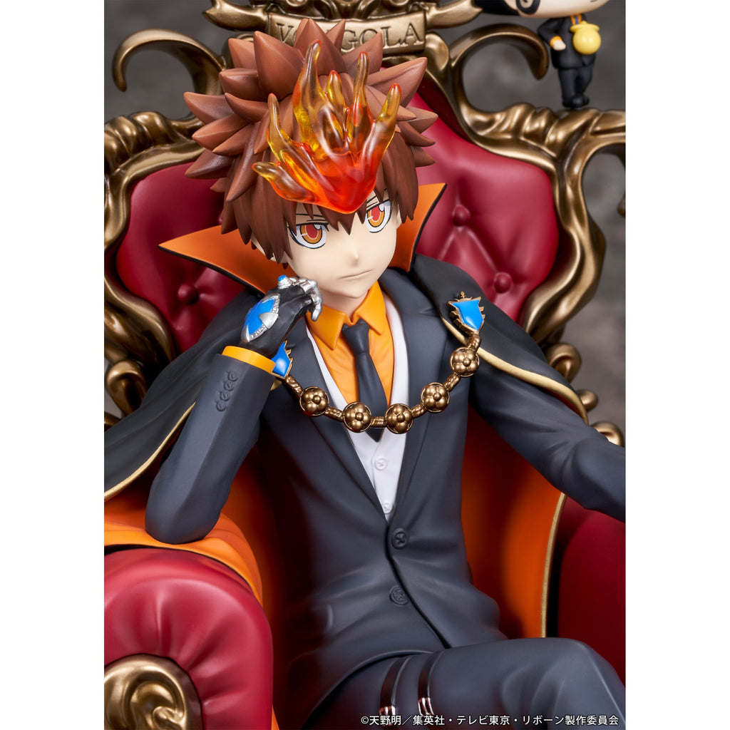 Katekyo Hitman REBORN! Sawada Tsunayoshi & Reborn Complete Figure