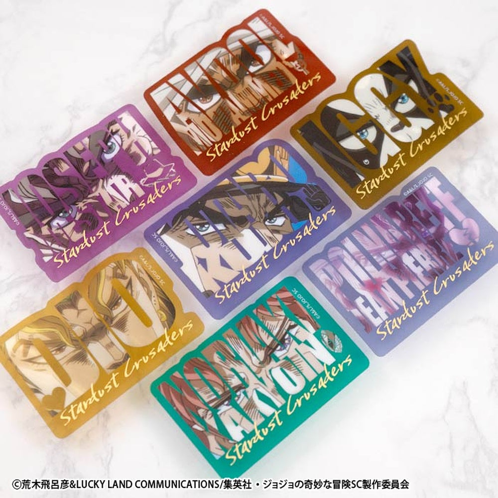 《JoJo的奇妙冒險 星塵遠征軍》造型透明貼紙收藏 食玩 (一盒 20包)