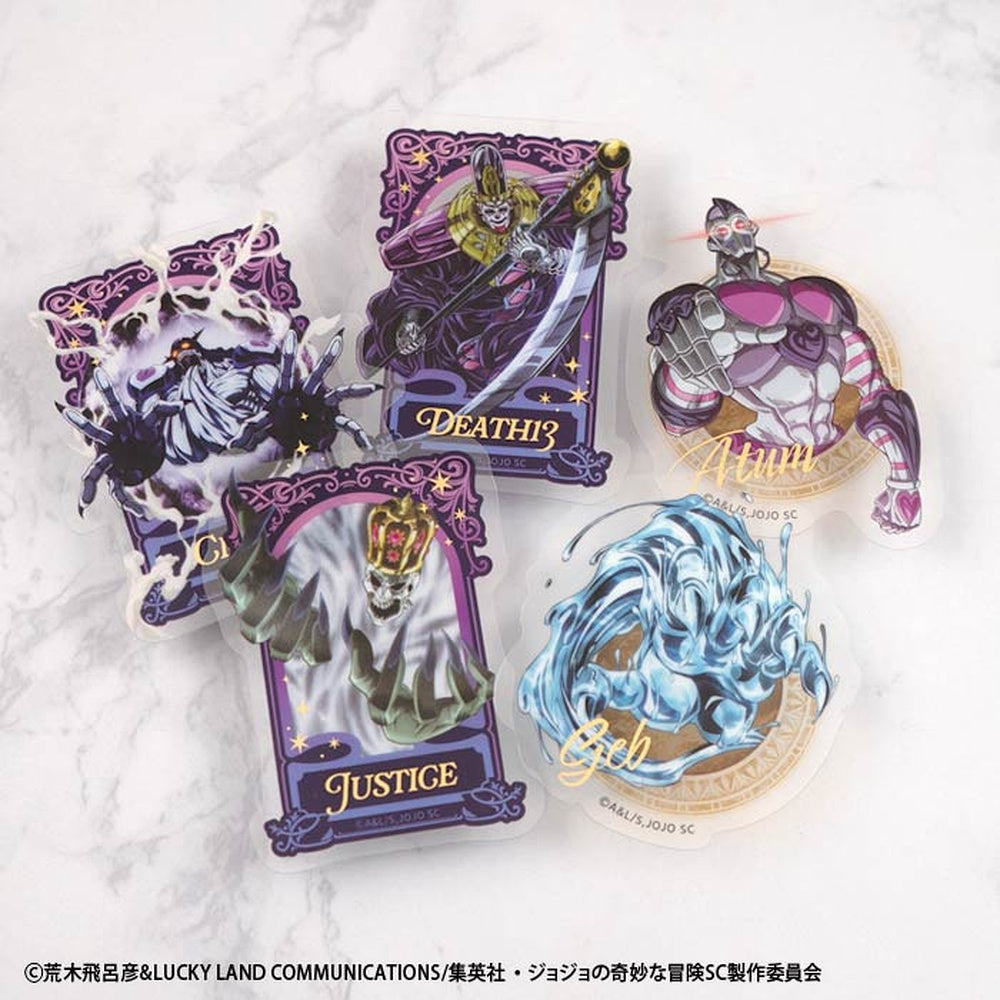 《JoJo的奇妙冒險 星塵遠征軍》造型透明貼紙收藏 食玩 (一盒 20包)