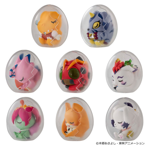 MEGA EGG FIGURE Digimon Adventure Good Night Digicolle!