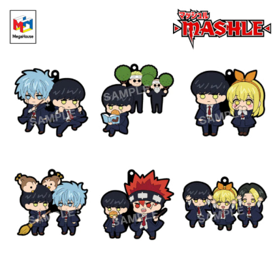 Rubber Mascot Buddycolle MASHLE (set of 6)  肌肉魔法使 鎖匙扣 吊飾 掛飾