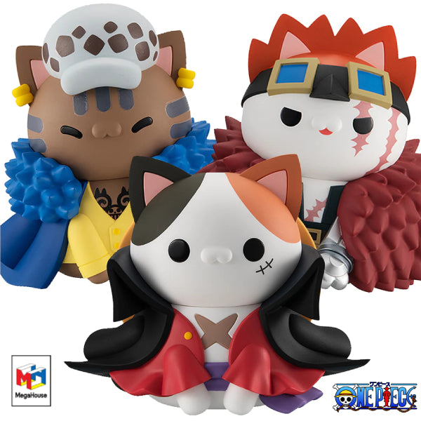 Nyanto! The Big ONE PIECE Series (Monkey D. Luffy / Trafalgar Law / Eustass Kid) (2025 May resale ver.) 海賊王