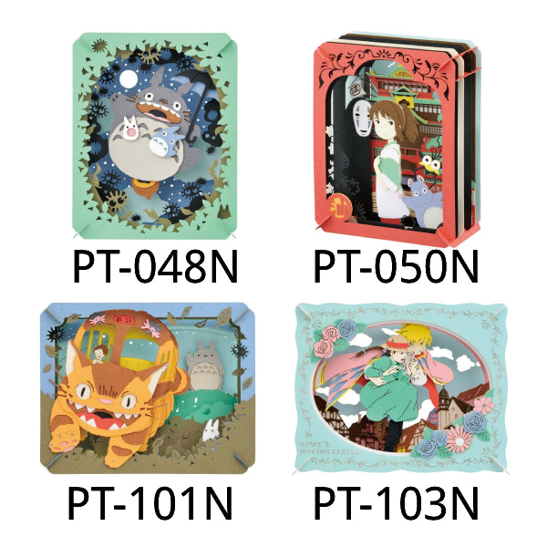GHIBLI PAPER THEATER 吉卜力 (Moonlit sky / Wonder Town / Picking up Mei / Sky Walk) 龍貓 千與千尋 哈爾移動城堡