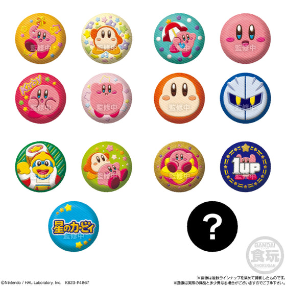 CAN BADGE COLLECTION KIRBY W/O GUM (set of 14) 星之卡比 襟章