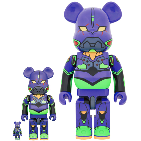 BE@RBRICK Evangelion Unit 1 (new paint version) (100% & 400% / 1000%) 新世紀福音戰士 Evangelion