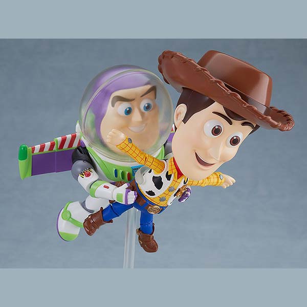 1047-DX Disney Toystory 胡迪巴斯光年 Deluxe Action Figure Flying Together | 日本黏土人玩具 GoodSmile