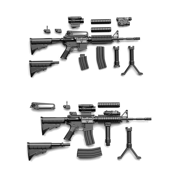 Little Armory 1:12 LA050 M4A1 Type 2.0 Toy Assault Rifle Model Figure