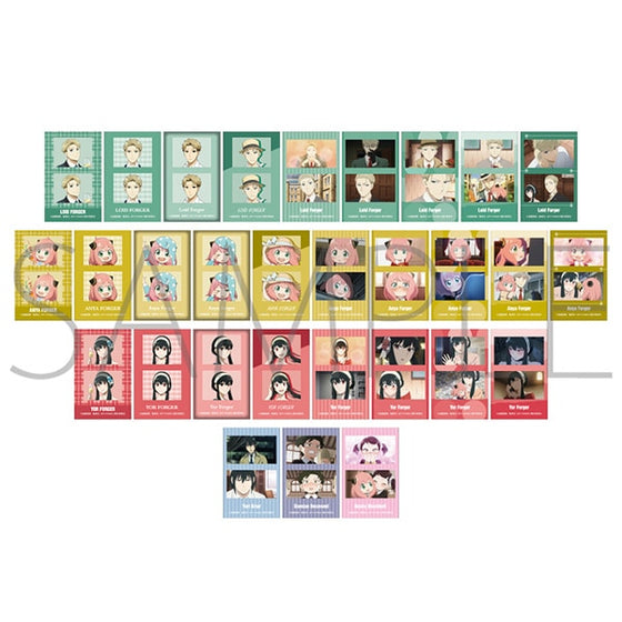 Spy x Family Peta Collection Clear Ver. sticker (box of 10 packs) 間諜家家酒 間諜過家家 安妮亞 アーニャ 貼紙