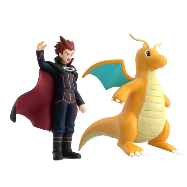 POKÉMON SCALE WORLD KANTO REGION LANCE & DRAGONITE W/O GUM (2025 AUG Resale ver.) 寵物小精靈 寶可夢 啟暴龍 快龍 關都地區