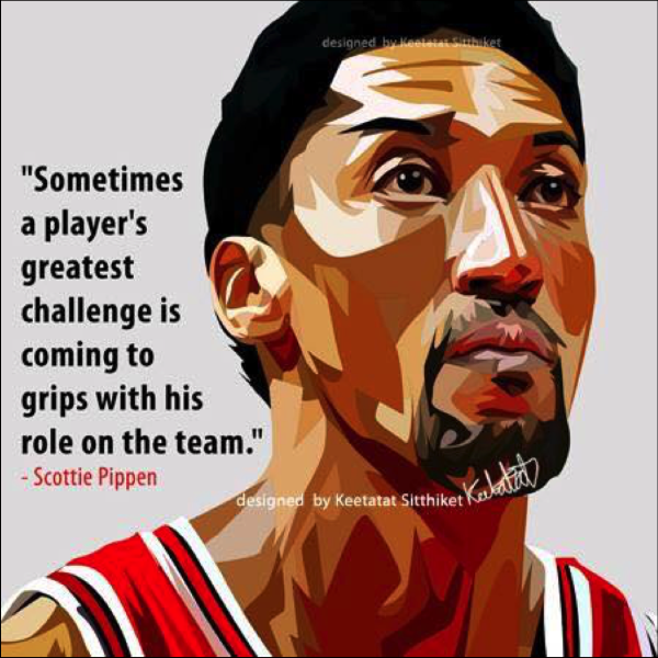 Pop Art Poster Wall Decoration Drawing NBA Scottie Pippen
