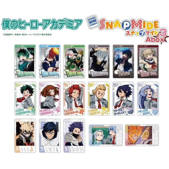 My Hero Academia Snapmide 3 A Box (1 Box 16 packs)