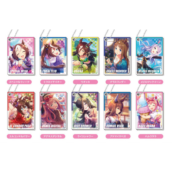 Slide Mirror Uma Musume Pretty Derby Vol.2 B Box (Set of 10) 賽馬娘 鎖匙扣 掛飾 吊飾 鏡