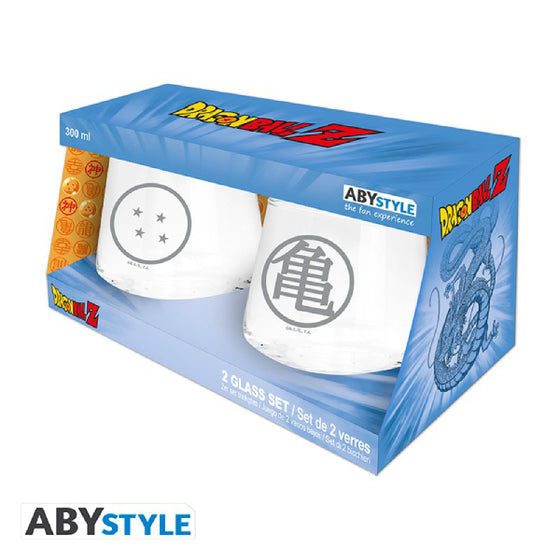 DRAGON BALL - 2 Glass Set Kame & Dragon Ball 龍珠 杯