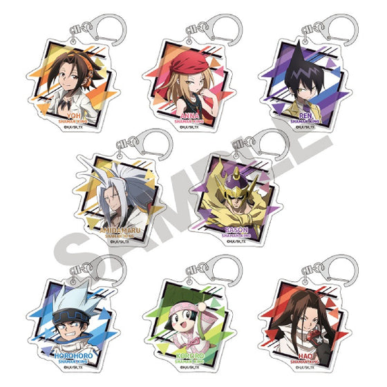 SHAMAN KING Trading Acrylic Key Chain (Set of 8)
