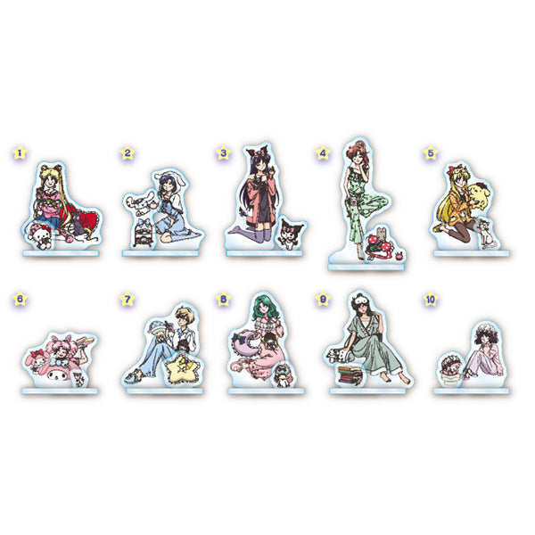 Pretty Guardian Pretty Soldier Sailor Moon Series x Sanrio Characters Acrylic Stand Collection (set of 10 packs) 美少女戰士 立牌