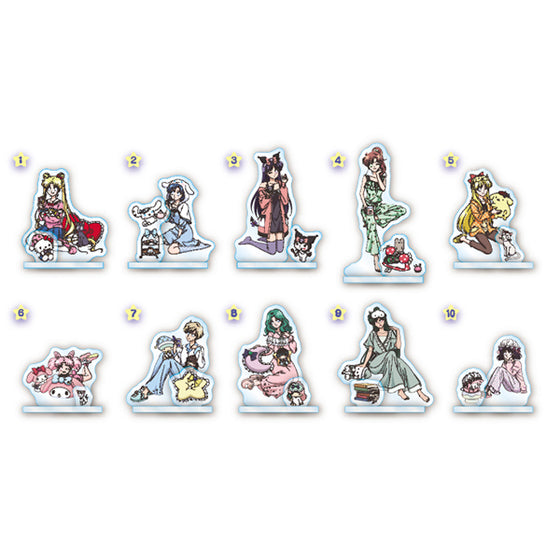Pretty Guardian Pretty Soldier Sailor Moon Series x Sanrio Characters Acrylic Stand Collection (set of 10 packs) 美少女戰士 立牌