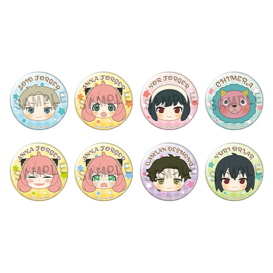 Metal Badge Collection SPY×FAMILY Fluffy Squeeze Bread 間諜家家酒 (set of 8)