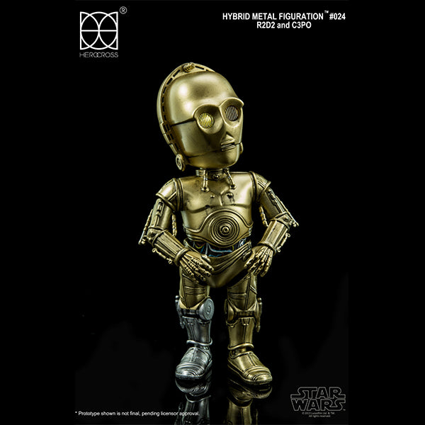 HMF#024 C-3PO and R2-D2_Mini Figure_Herocross - Up-Next