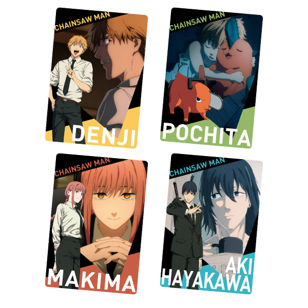 CHAINSAW MAN CARD WARFERS (box of 20 packs) 鏈鋸人 電鋸人 淀治 電次 帕瓦 早川秋 瑪奇瑪 真紀真 波奇塔 威化 wafer