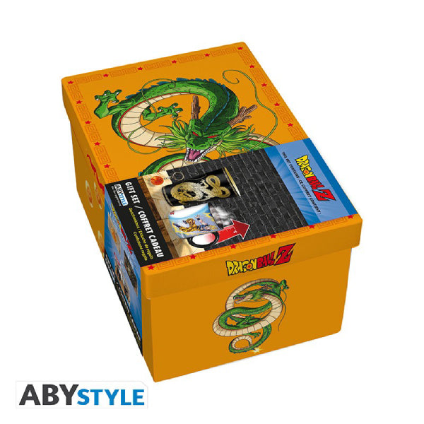 DRAGON BALL - Pck premium Large Glass +3D Keychain+Mug Heat Change 龍珠 gift set
