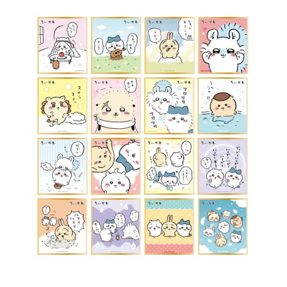 Chikawa Shikishi Collection 2 (box of 16 packs) ちいかわ 小可愛 吉伊卡哇 色紙