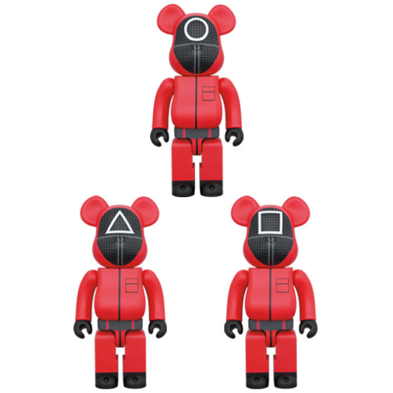 BE@RBRICK SQUID GAME (Squid Game) GUARD 1000% (○ / △ / □) 魷魚遊戲