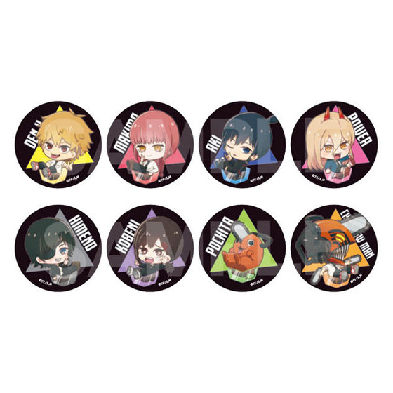 Chainsaw Man Trading Can Badge Hakosupo (set of 8) 鏈鋸人 電鋸人 淀治 電次 波奇塔 帕瓦 早川秋 瑪奇瑪 真紀真 姫野 小紅 襟章