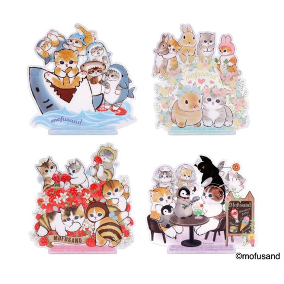 mofusand 2WAY Pikkuriru Stand (Samenyan / Usanyan / Hachinyan / Nyanko Sweets)